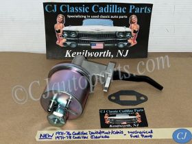 NEW 1971 1972 1973 1974 1975 1976 CADILLAC DEVILLE FLEETWOOD CALAIS COMMERCIAL CHASSIS 1971 1972 1973 1974 1975 1976 1977 1978 ELDORADO MECHANICAL FUEL PUMP (3/8" FUEL LINE)